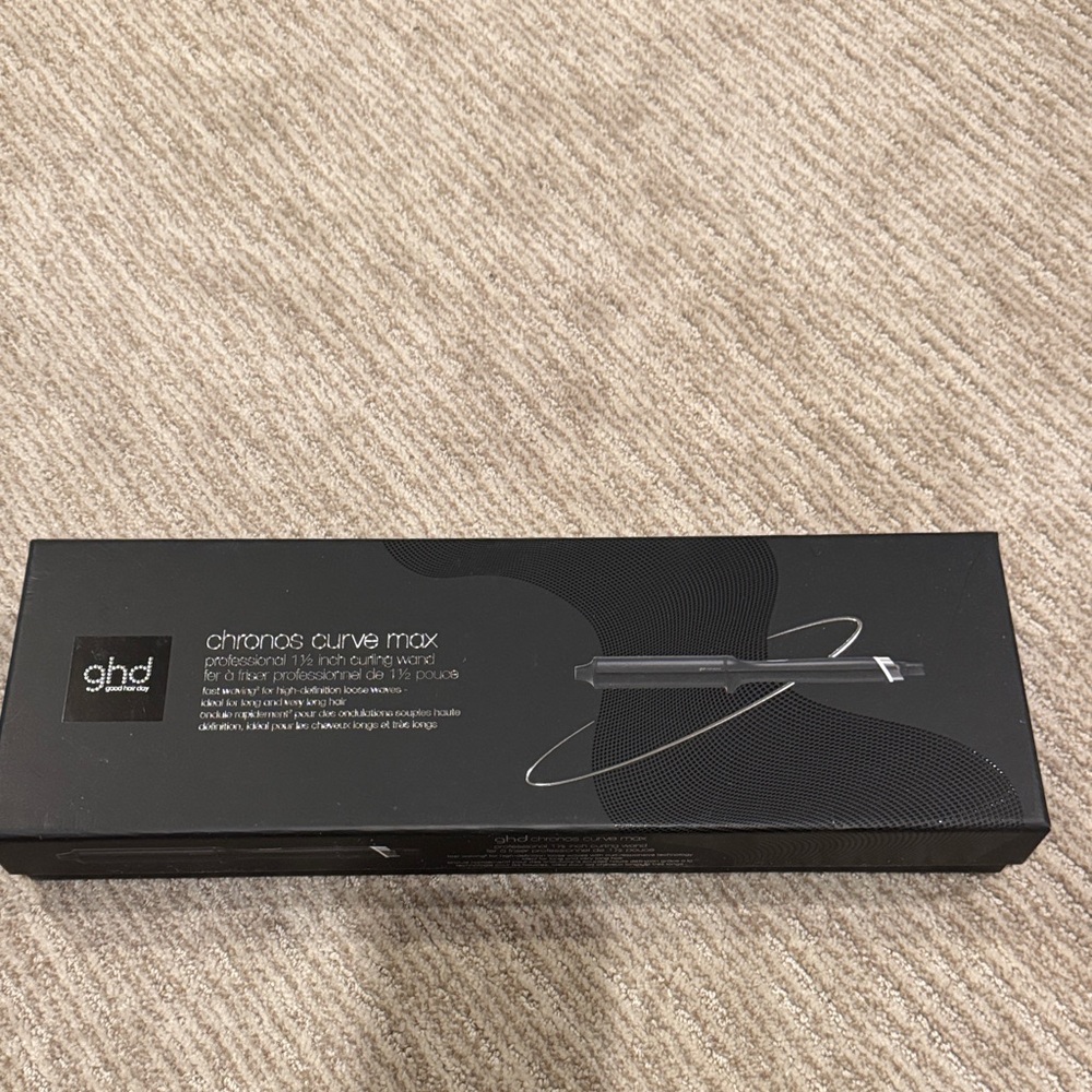 ghd Chronos Curve Max 1.25 Inch Styling Wand - Black
